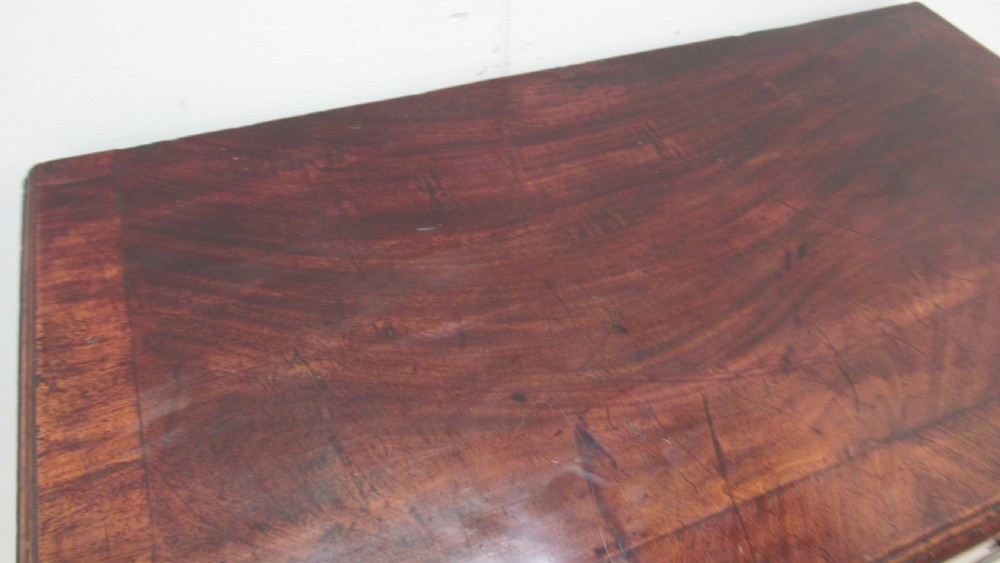 Small mahogany Georgian chest  View V