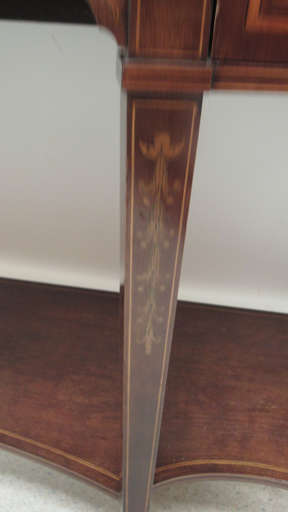 Fabulous inlaid secretaire display cabinet View VII