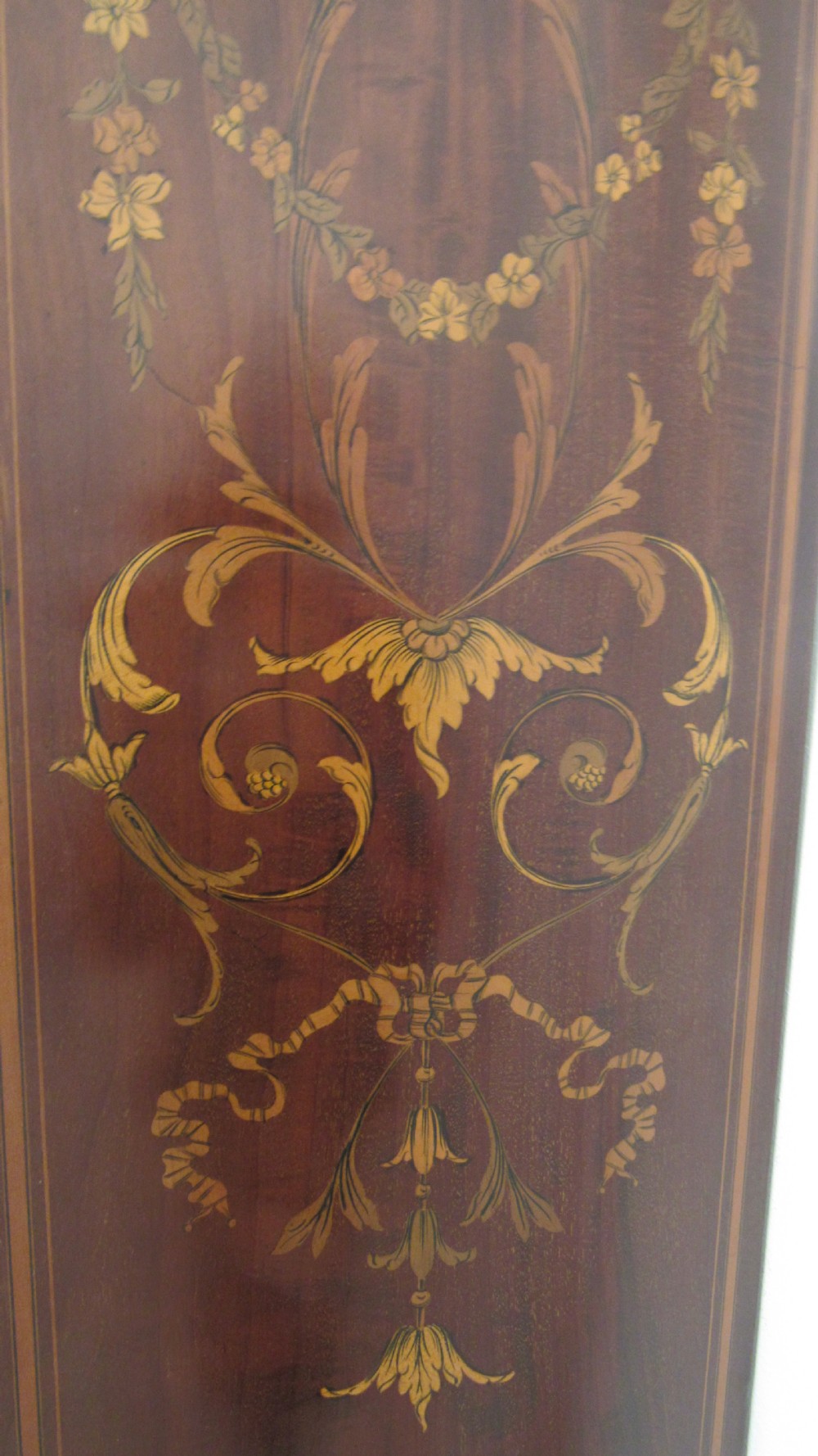 Fabulous inlaid secretaire display cabinet View XIV