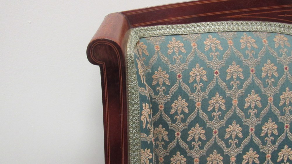 Edwardian mahogany  inlaid  suite View VII