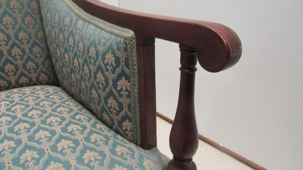 Edwardian mahogany  inlaid  suite View VIII