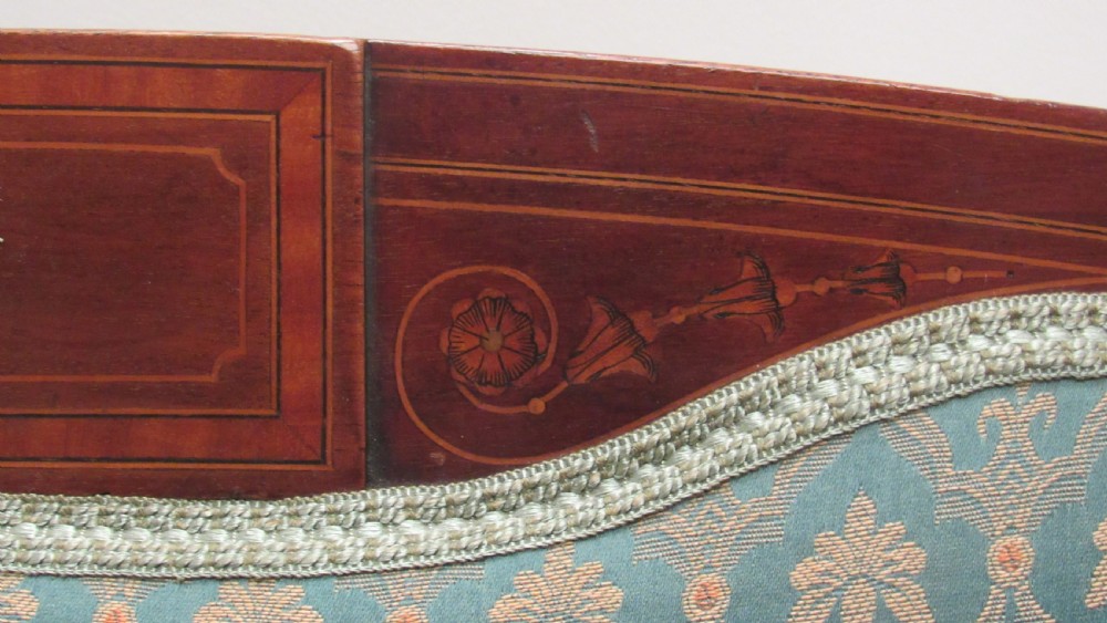 Edwardian mahogany  inlaid  suite View XII