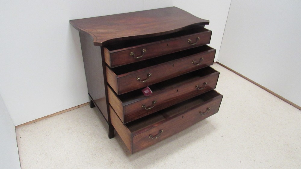 Georgian serpentine chest  View VII