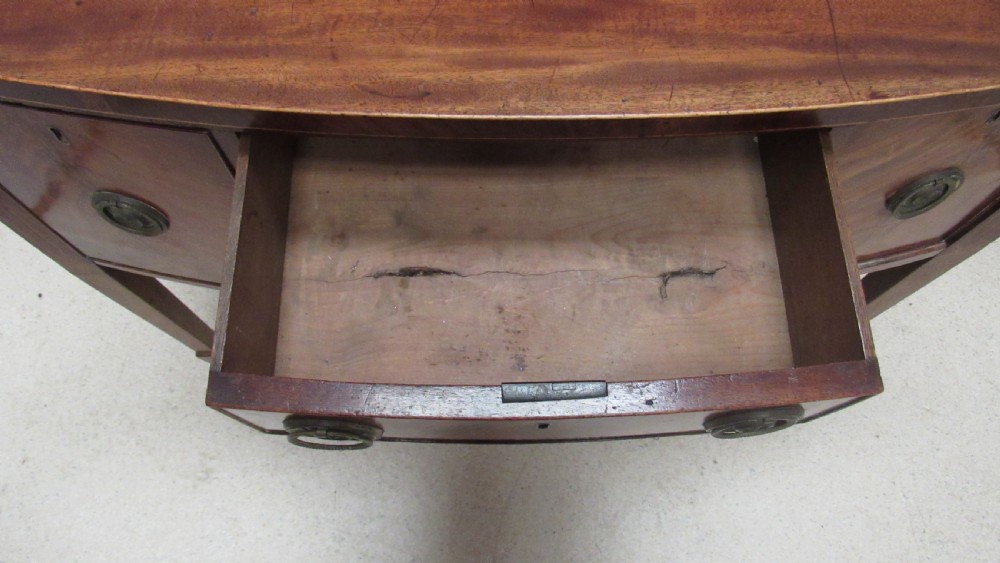 Georgian bowed sideboard View V
