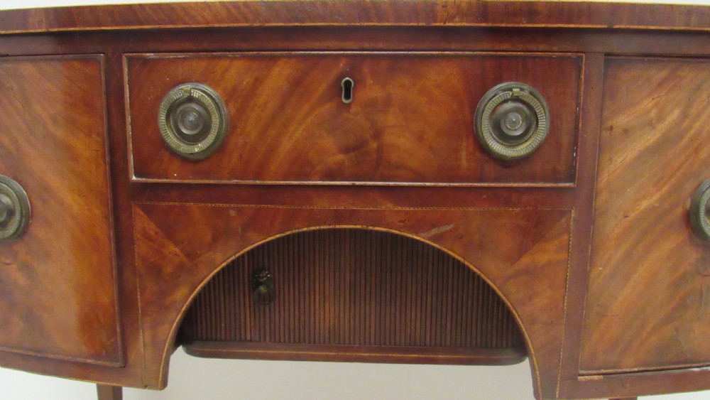 Georgian bowed sideboard View VII