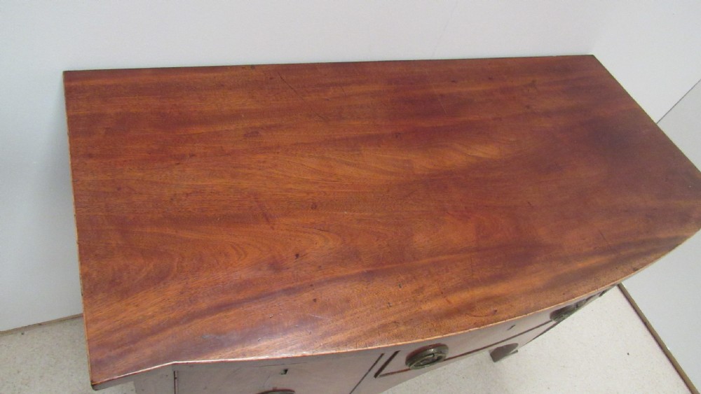 Georgian bowed sideboard View XIII