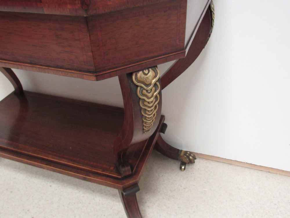 Superb regency card table  View V