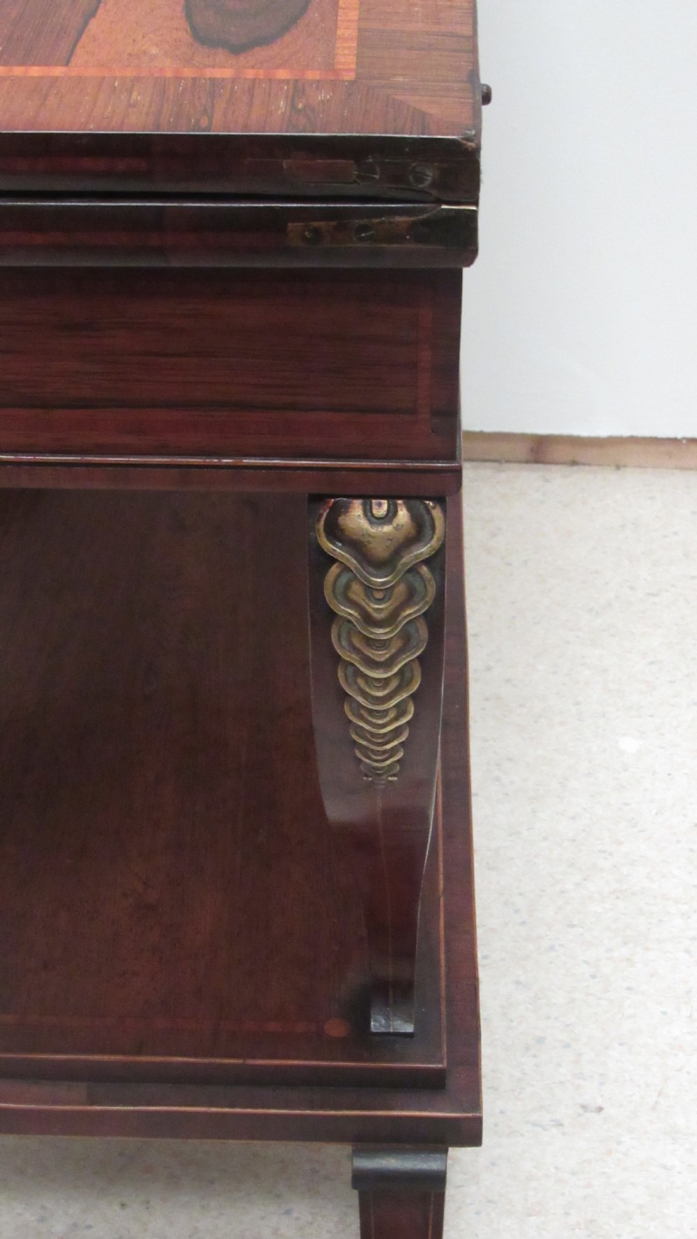 Superb regency card table  View XV