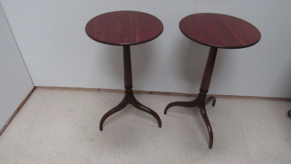 Pair of wine tables