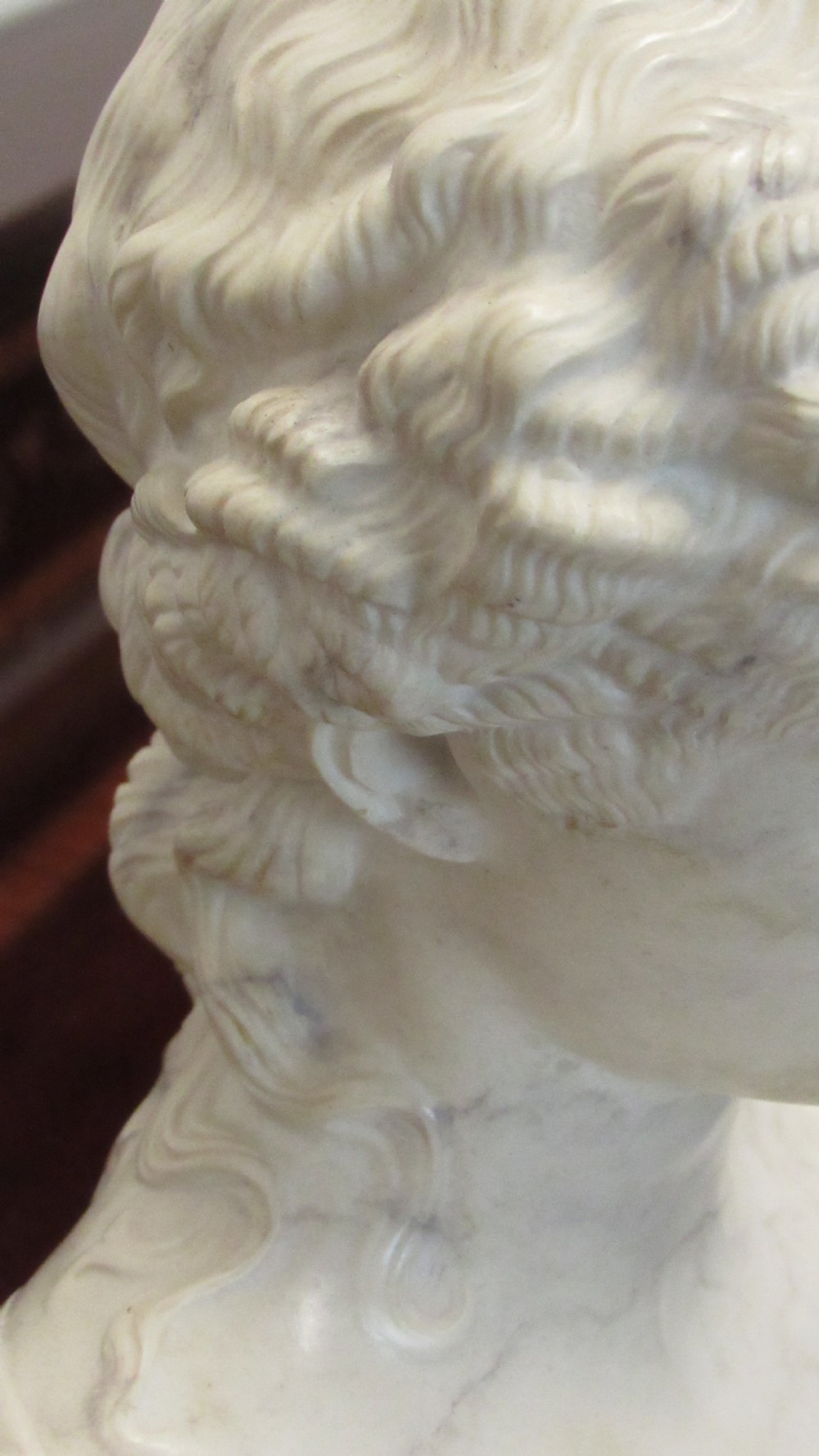 A exquisite marble and alabaster bust View V