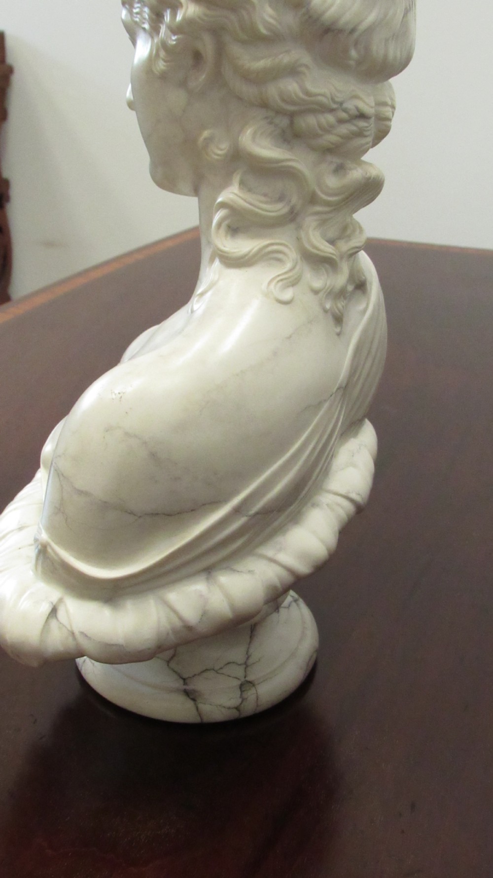 A exquisite marble and alabaster bust View VII