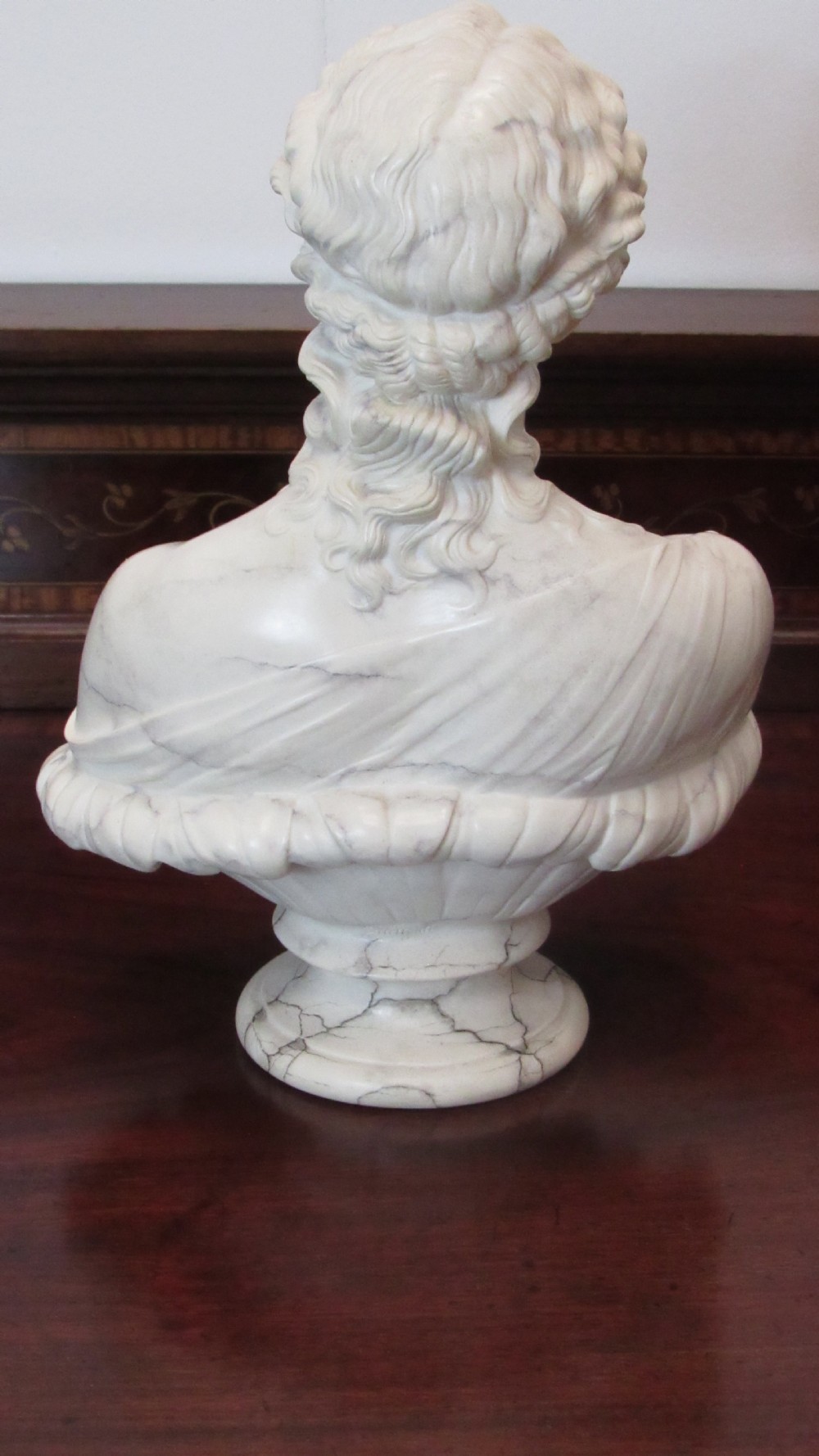 A exquisite marble and alabaster bust View X
