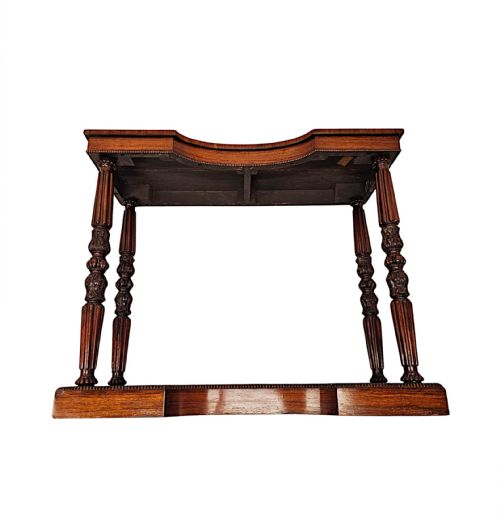 A STUNNING EARLY 19TH CENTURY REGENCY CONSOLE TABLE - ADDITIONAL PHOTO 3