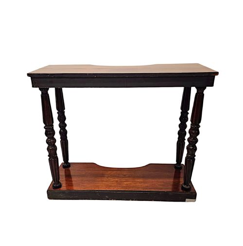 A STUNNING EARLY 19TH CENTURY REGENCY CONSOLE TABLE - ADDITIONAL PHOTO 5