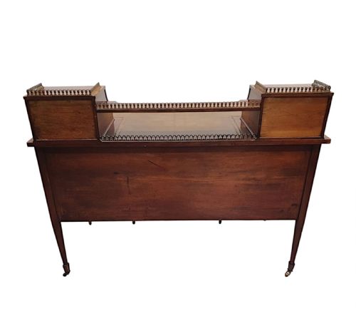 A STUNNING EDWARDIAN DESK IN THE CARLTON HOUSE STYLE BY MAPLE OF LONDON - ADDITIONAL PHOTO 6