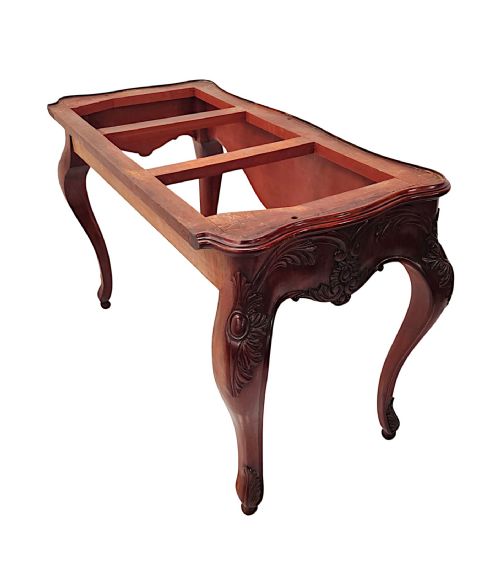 A RARE PAIR OF 19TH CENTURY MARBLE TOP CONSOLE TABLES - ADDITIONAL PHOTO 9