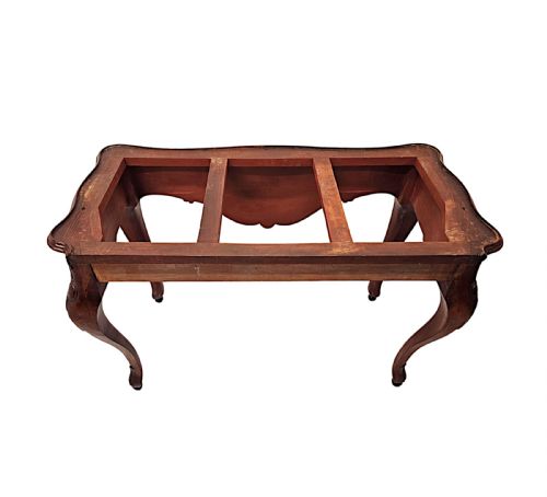 A RARE PAIR OF 19TH CENTURY MARBLE TOP CONSOLE TABLES - ADDITIONAL PHOTO 10
