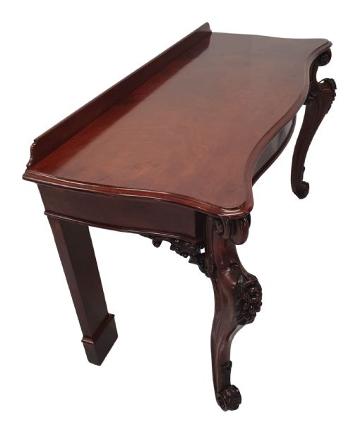 A VERY FINE 19TH CENTURY CONSOLE OR HALL TABLE - ADDITIONAL PHOTO 4