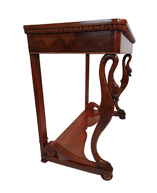 A VERY FINE AND RARE PAIR OF 19TH CENTURY ITALIAN CONSOLE TABLES - ADDITIONAL PHOTO 1