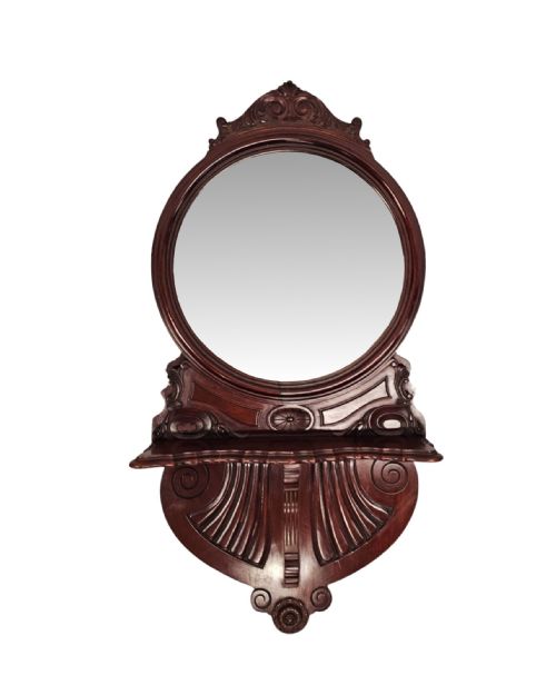 A VERY RARE PAIR OF 20TH CENTURY MAHOGANY PIER MIRRORS - ADDITIONAL PHOTO 1