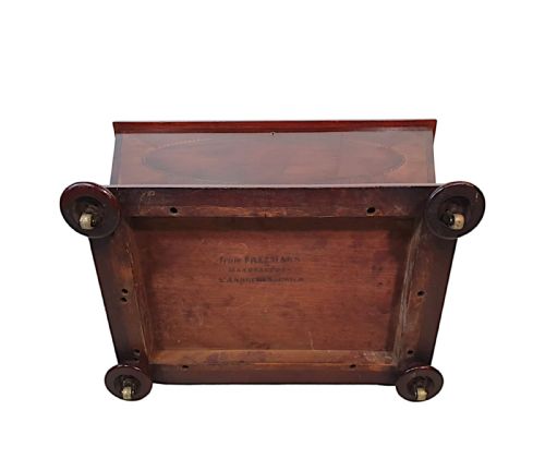 A VERY FINE LATE 19TH CENTURY INLAID CELLARETTE BY FREEMANS OF NORWICH - ADDITIONAL PHOTO 6