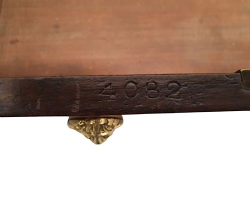 A VERY RARE AND FINE IRISH GEORGIAN SOFA TABLE STAMPED GILLINGTON OF DUBLIN - ADDITIONAL PHOTO 7