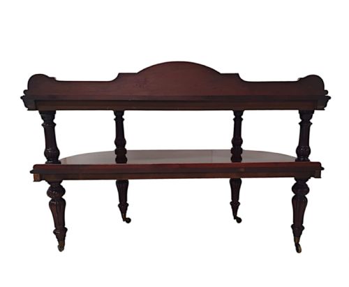 A VERY FINE 19TH CENTURY SIDE OR SERVING TABLE IN THE MANNER OF GILLOWS OF LANCASTER AND LONDON - ADDITIONAL PHOTO 6