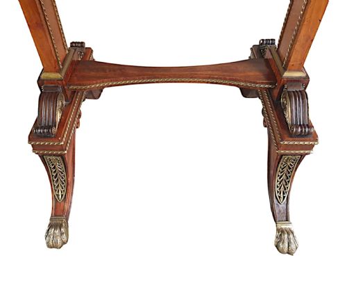 A RARE EARLY 19TH CENTURY REGENCY COMBINATION GAMES OR WORK TABLE - ADDITIONAL PHOTO 4