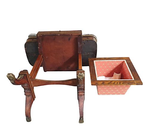 A RARE EARLY 19TH CENTURY REGENCY COMBINATION GAMES OR WORK TABLE - ADDITIONAL PHOTO 6