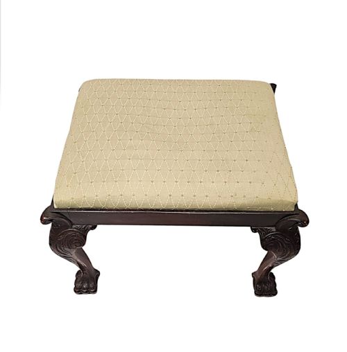 A FABULOUS EARLY 20TH CENTURY STOOL IN THE GEORGIAN IRISH STYLE - ADDITIONAL PHOTO 7