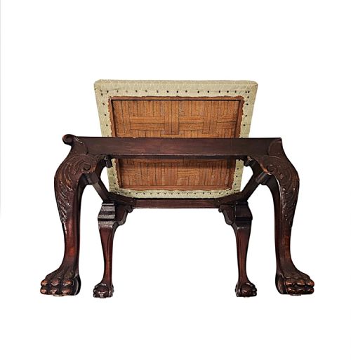 A FABULOUS EARLY 20TH CENTURY STOOL IN THE GEORGIAN IRISH STYLE - ADDITIONAL PHOTO 9