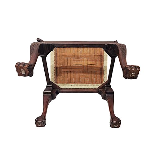 A FABULOUS EARLY 20TH CENTURY STOOL IN THE GEORGIAN IRISH STYLE - ADDITIONAL PHOTO 10