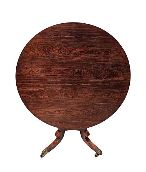 A STUNNING EARLY 19TH CENTURY REGENCY FLIP TOP CENTRE OR DINING TABLE - ADDITIONAL PHOTO 1
