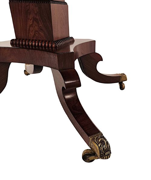 A STUNNING EARLY 19TH CENTURY REGENCY FLIP TOP CENTRE OR DINING TABLE - ADDITIONAL PHOTO 6