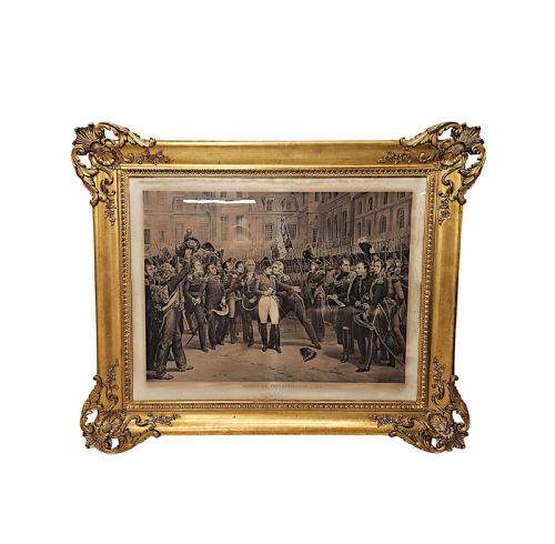 A VERY FINE 19TH CENTURY SET OF THREE MASSIVE PRINTS OF NAPOLEON - ADDITIONAL PHOTO 1