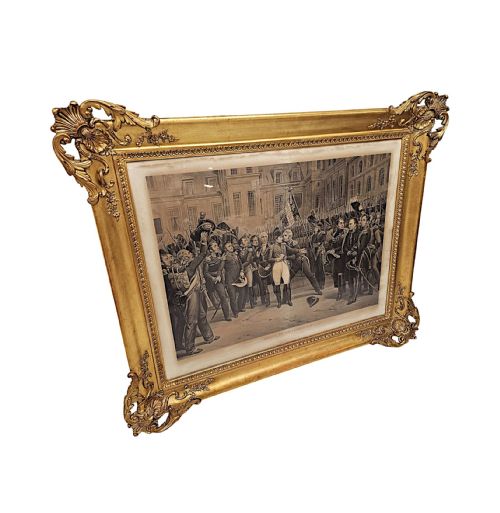 A VERY FINE 19TH CENTURY SET OF THREE MASSIVE PRINTS OF NAPOLEON - ADDITIONAL PHOTO 5
