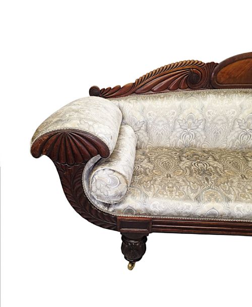 A VERY FINE EARLY 19TH CENTURY IRISH WILLIAM IV DOUBLE ENDED SOFA - ADDITIONAL PHOTO 2