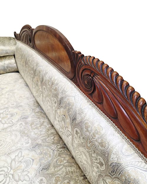 A VERY FINE EARLY 19TH CENTURY IRISH WILLIAM IV DOUBLE ENDED SOFA - ADDITIONAL PHOTO 5