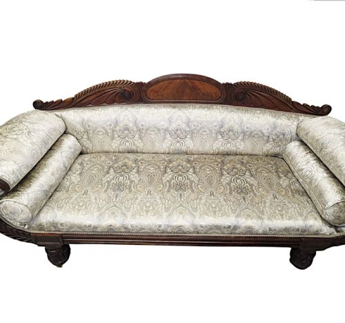 A VERY FINE EARLY 19TH CENTURY IRISH WILLIAM IV DOUBLE ENDED SOFA - ADDITIONAL PHOTO 6
