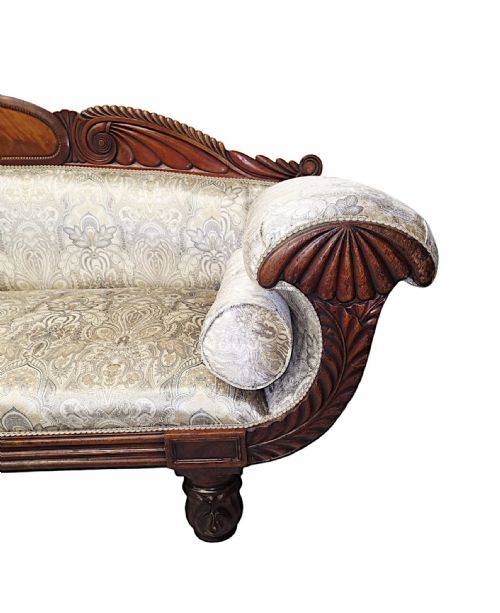 A VERY FINE EARLY 19TH CENTURY IRISH WILLIAM IV DOUBLE ENDED SOFA - ADDITIONAL PHOTO 3