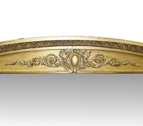 A FABULOUS LARGE 19TH CENTURY GILTWOOD OVERMANTEL MIRROR WITH ORIGINAL BACK AND GLASS - ADDITIONAL PHOTO 2