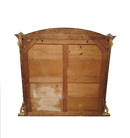 A FABULOUS LARGE 19TH CENTURY GILTWOOD OVERMANTEL MIRROR WITH ORIGINAL BACK AND GLASS - ADDITIONAL PHOTO 6