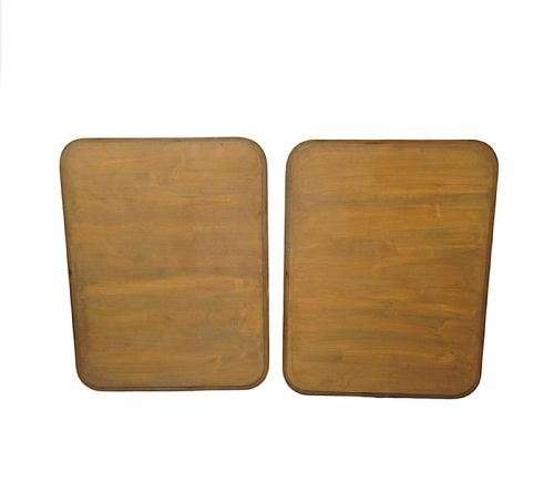 A VERY RARE PAIR OF 19TH CENTURY ELEGANTLY SIMPLE GILTWOOD MIRRORS - ADDITIONAL PHOTO 5