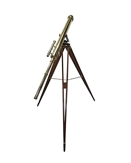 A VERY RARE 19TH CENTURY FOUR INCH DIAMETER TELESCOPE BY 'STEWARD OF LONDON' - ADDITIONAL PHOTO 5