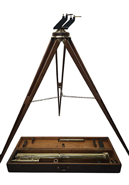 A VERY RARE 19TH CENTURY FOUR INCH DIAMETER TELESCOPE BY 'STEWARD OF LONDON' - ADDITIONAL PHOTO 14