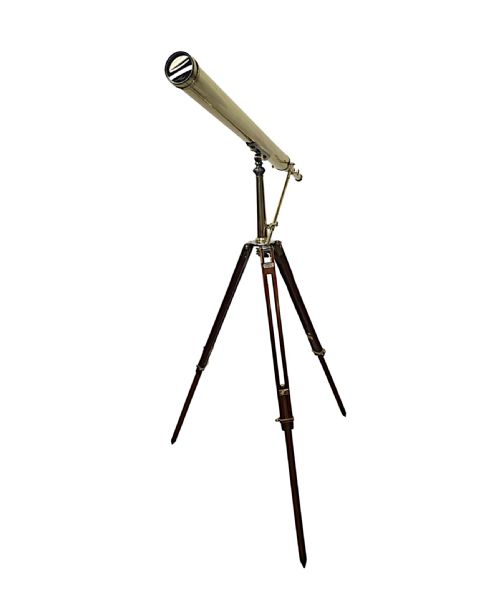 A FABULOUS EARLY 20TH CENTURY BRASS TELESCOPE BY CLARKSON LONDON - ADDITIONAL PHOTO 1