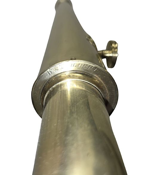 A VERY FINE EARLY 19TH CENTURY POLISHED BRASS TELESCOPE BY W T GILBERT LONDON - ADDITIONAL PHOTO 5