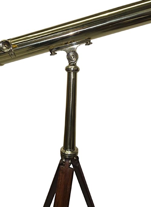 A VERY FINE EARLY 19TH CENTURY POLISHED BRASS TELESCOPE BY W T GILBERT LONDON - ADDITIONAL PHOTO 6