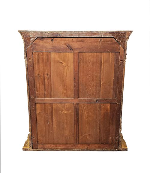 A STUNNING LARGE SIZE 19TH CENTURY GILTWOOD OVERMANTEL MIRROR - ADDITIONAL PHOTO 6