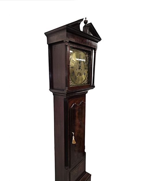 A STUNNING GEORGIAN IRISH LONG CASE GRANDFATHER CLOCK BY WILLIAM BETAGH DUBLIN - ADDITIONAL PHOTO 3